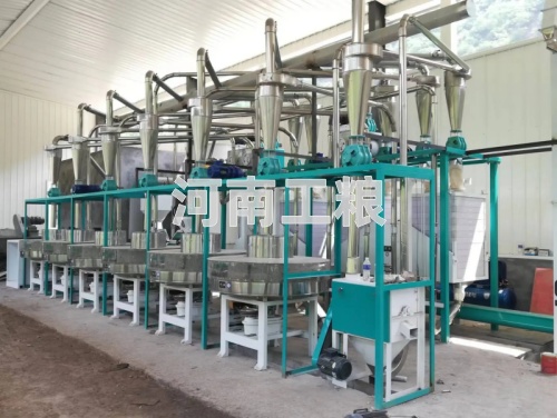 日处理50吨小麦石磨面粉加工设备